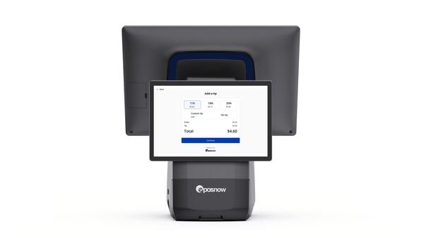 Epos Now: Tip screen, close up